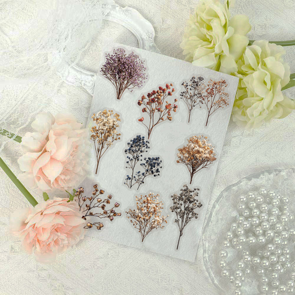 Baby Breath Dried - 50 Pcs Vintage Dried Baby‘s Breath