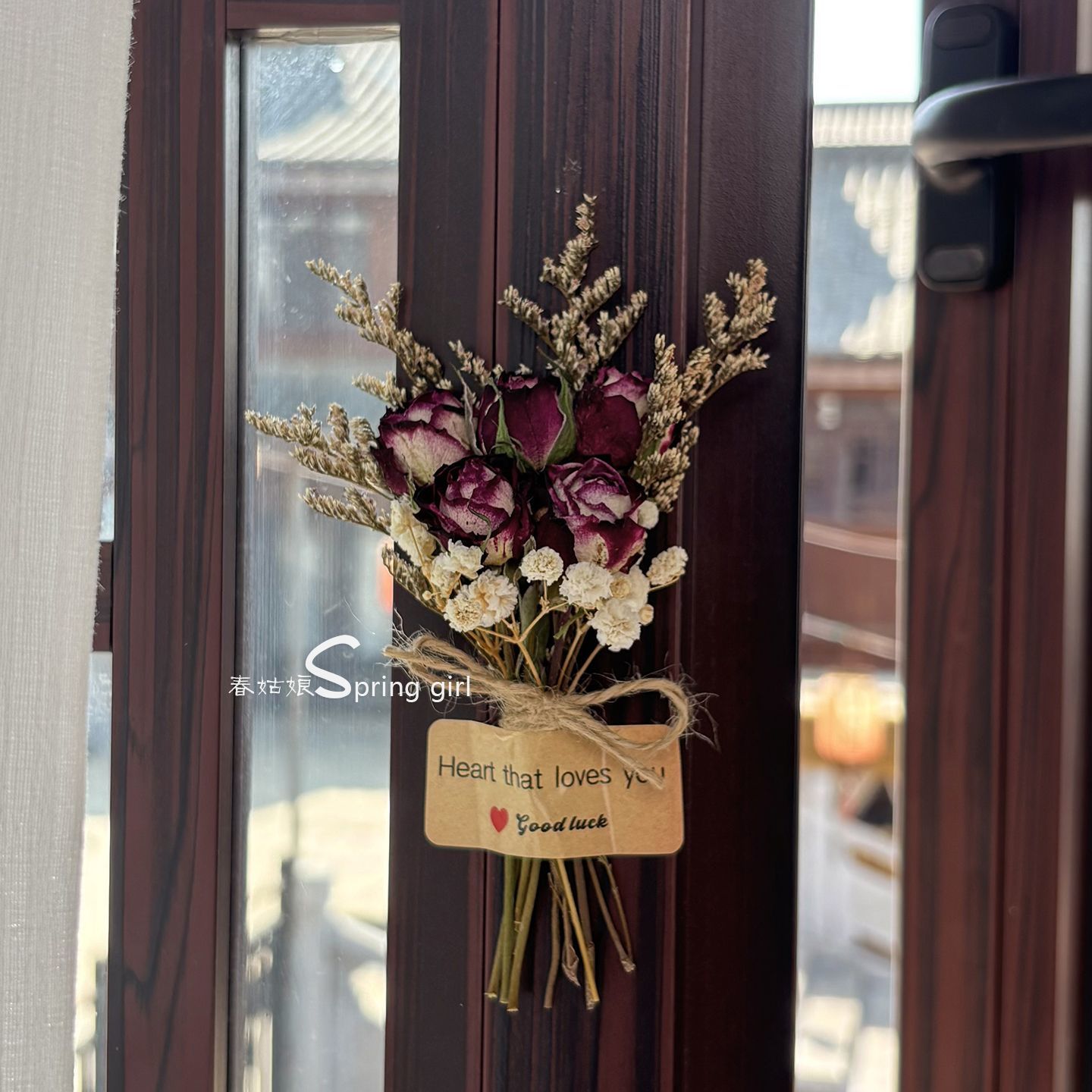 Mini Dried Flower Bouquet Natu - Baby Breath Dried recension och pris
