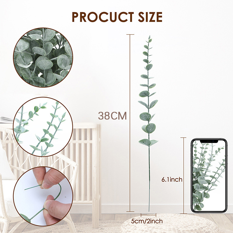 20pcs Artificial Eucalyptus St - Eucalyptus Preserved recension och pris