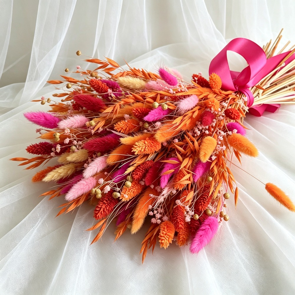 Colorful Dried Flower Pampas B - Baby Breath Dried recension och pris