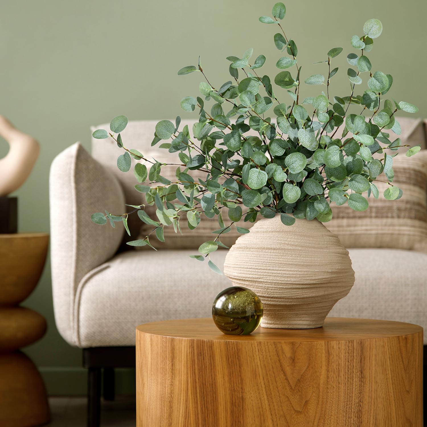 Faux Eucalyptus Stems Artifici - Eucalyptus Preserved recension och pris
