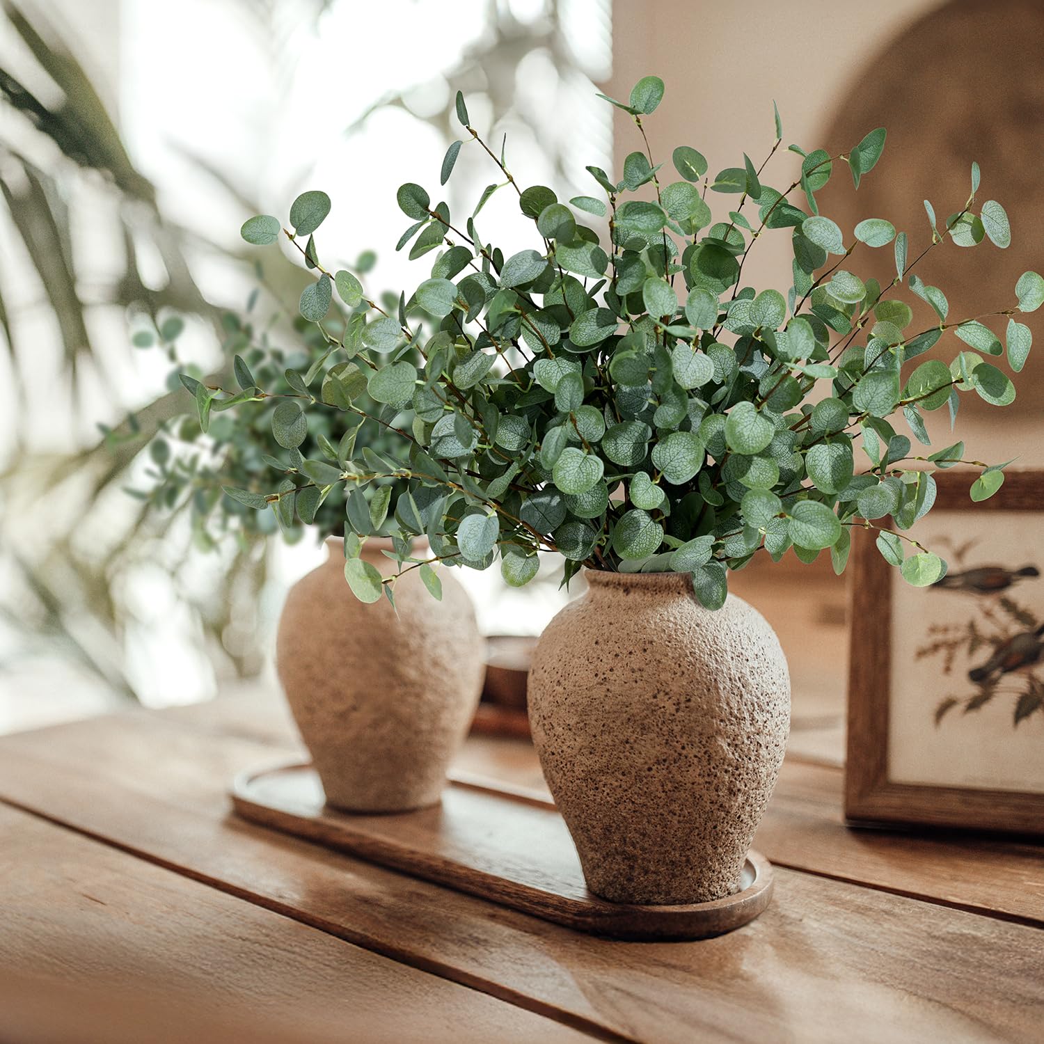 Faux Eucalyptus Stems Artifici - Eucalyptus Preserved recension och pris