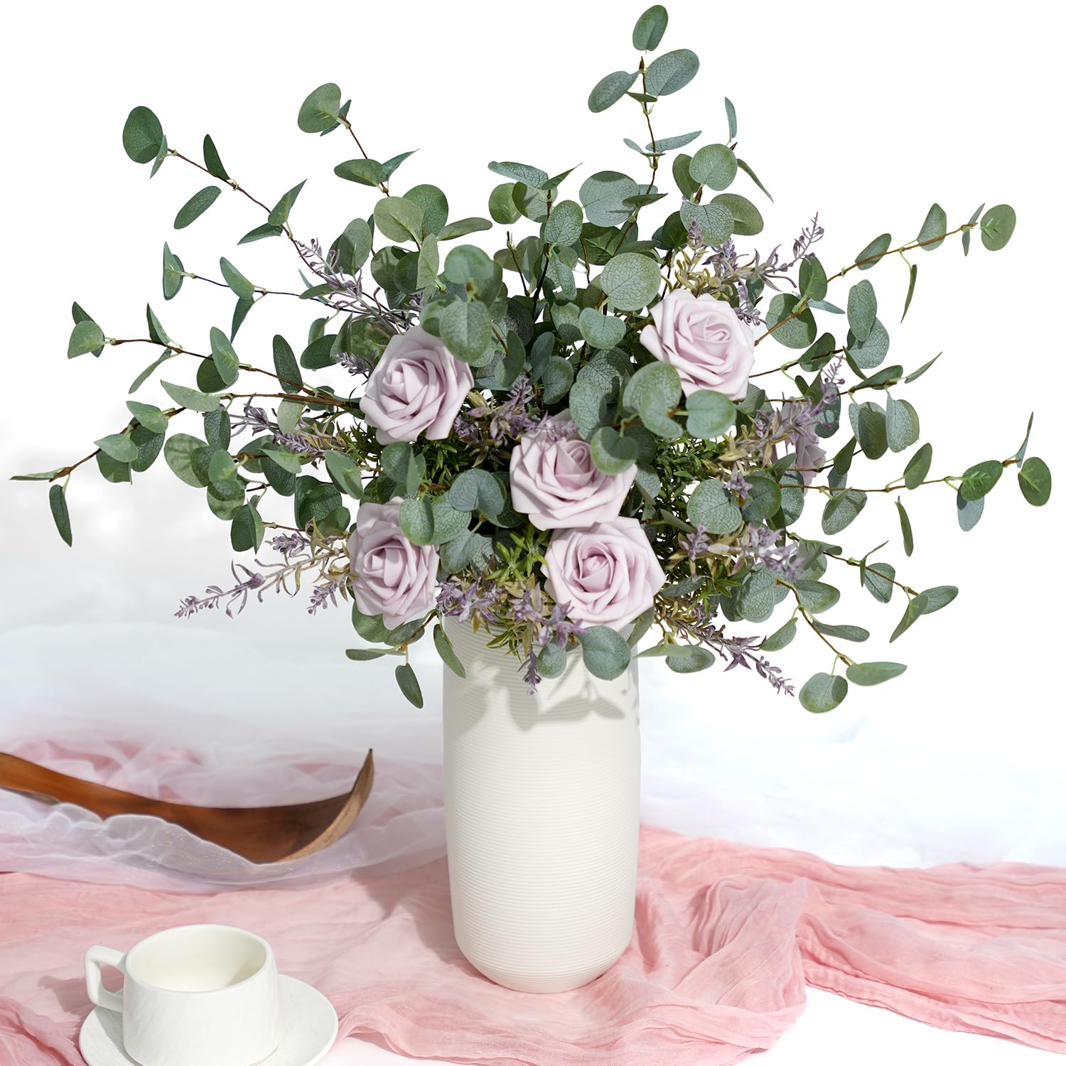 Faux Eucalyptus Stems Artifici - Eucalyptus Preserved recension och pris