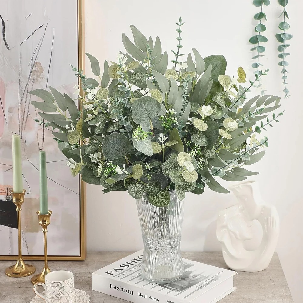 20pcs Eucalyptus Leaves Stems  - Eucalyptus Preserved recension och pris
