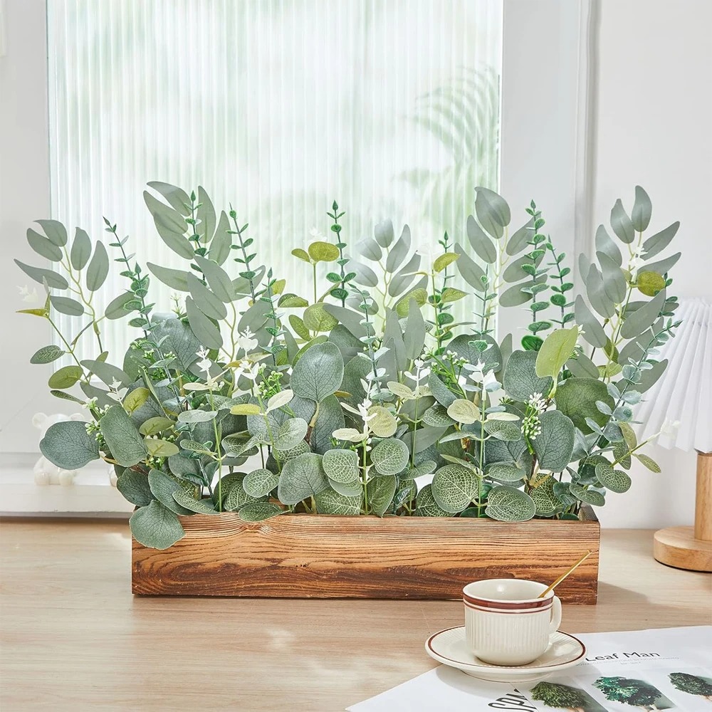 20pcs Eucalyptus Leaves Stems  - Eucalyptus Preserved recension och pris
