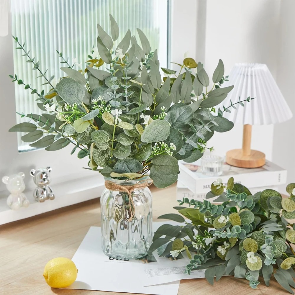 20pcs Eucalyptus Leaves Stems  - Eucalyptus Preserved recension och pris