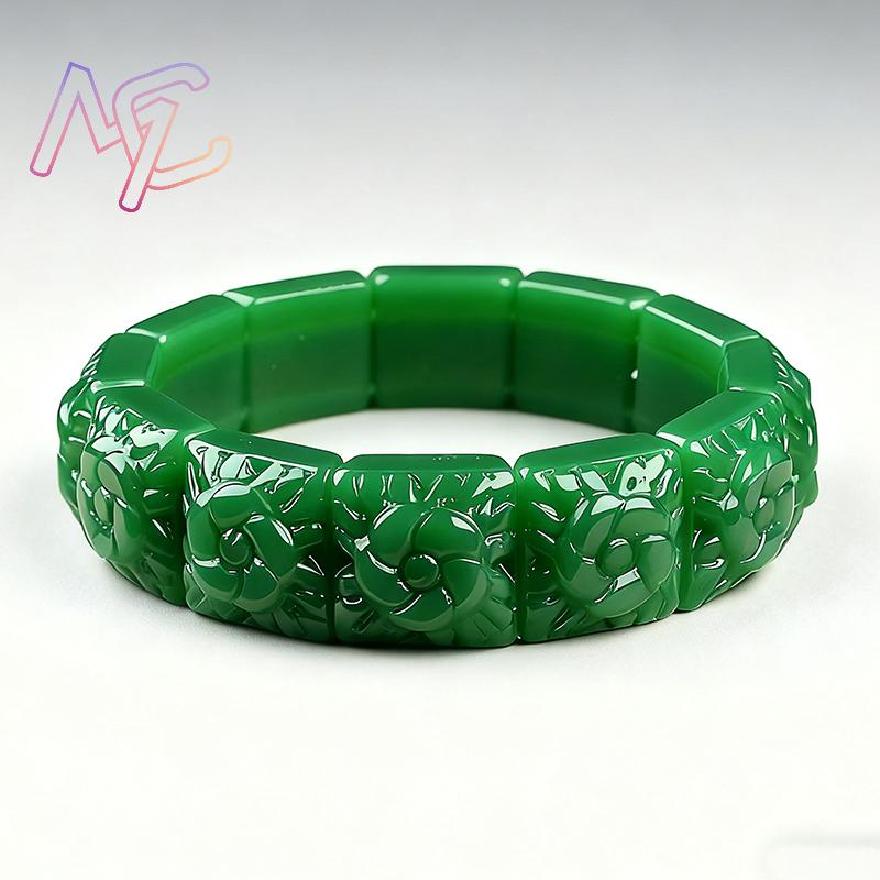 Real Jade Flower Bracelet Bang - Florist Supplies recension och pris