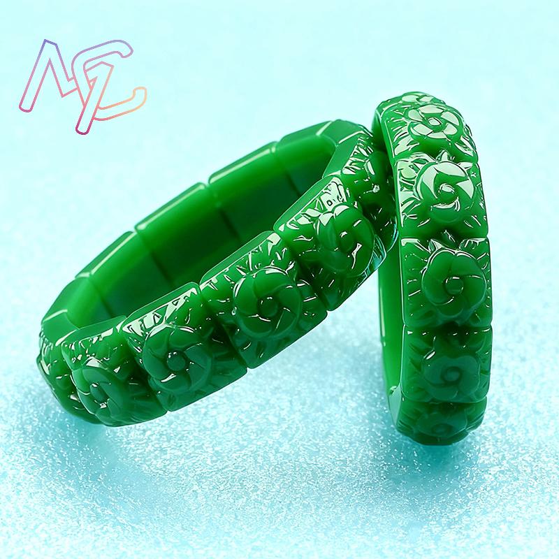 Real Jade Flower Bracelet Bang - Florist Supplies recension och pris
